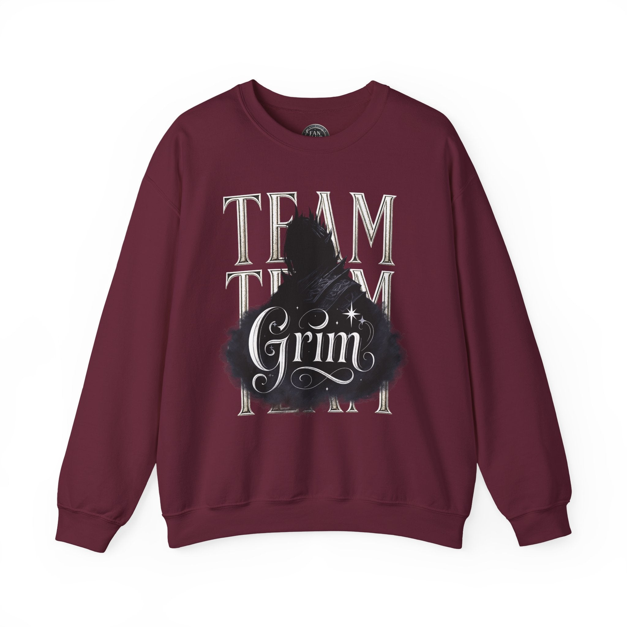 TEAM GRIM SWEATER in "Ruby" Official Asterverse Merch Store