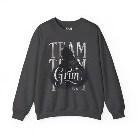 TEAM GRIM Cozy Sweater in "Storm"