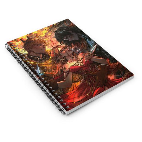 Love Triangle Spiral Notebook