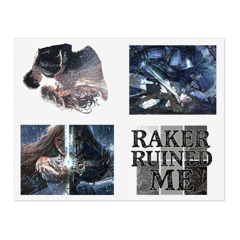 NEW: RAKER & ARIS STARSIDE WATERPROOF PREMIUM STICKER SHEET #1