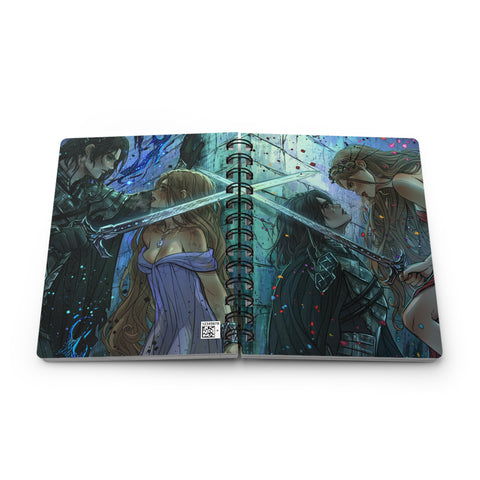 GRIM & ISLA "ME vs YOU" Spiral Bound Journal (INSIDE & OUTSIDE PRINTS)