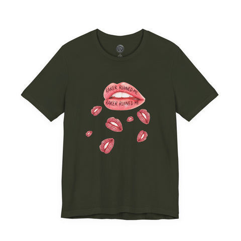 RAKER RUINED ME LIPS: PREMIUM COTTON T-SHIRT