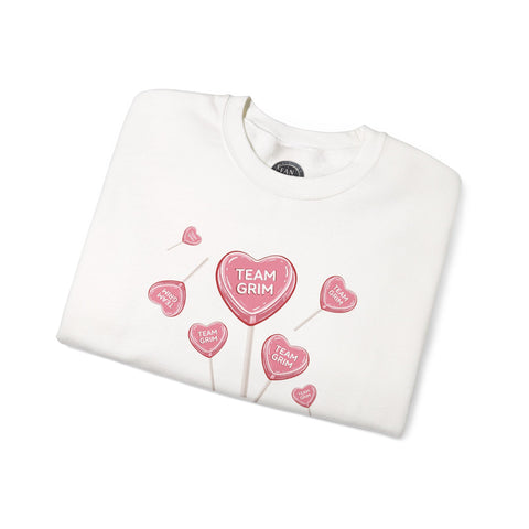CANDY CAPSULE SWEATSHIRT: TEAM GRIM in PEARL