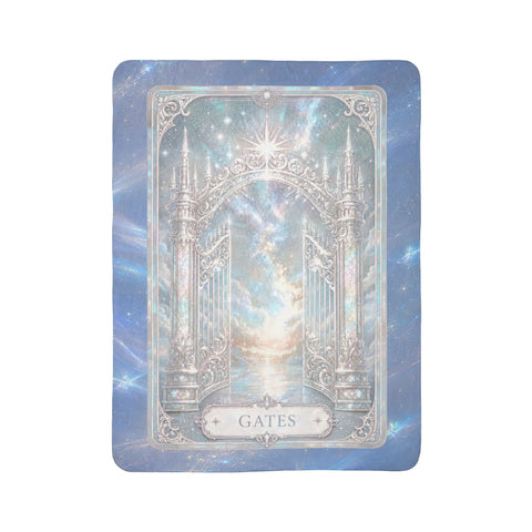 SPECIAL EDITION: "STARSIDE GATES" TRADING CARD PREMIUM SHERPA BLANKET