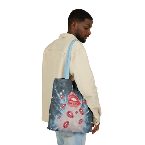 RAKER RUINED ME LIPS: CARRY EVERYWHERE TOTE