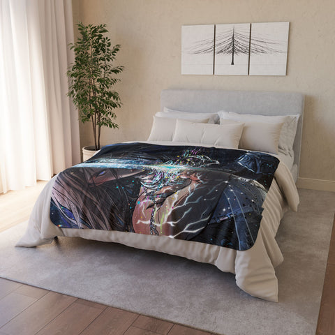 *STARSIDE* DUELING ARIS & RAKER PREMIUM SHERPA BLANKET