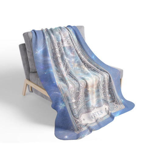 SPECIAL EDITION: "STARSIDE GATES" TRADING CARD PREMIUM SHERPA BLANKET