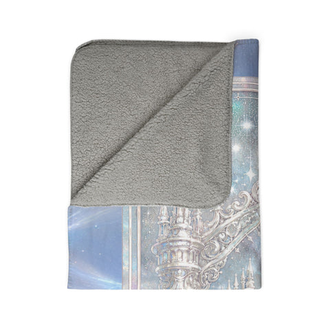 SPECIAL EDITION: "STARSIDE GATES" TRADING CARD PREMIUM SHERPA BLANKET