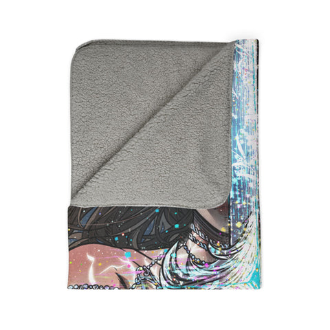 *STARSIDE* DUELING ARIS & RAKER PREMIUM SHERPA BLANKET