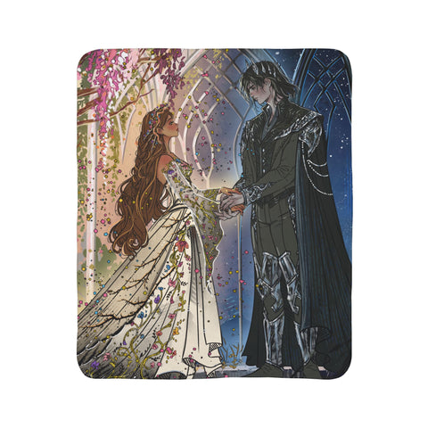 THE WEDDING PREMIUM SHERPA BLANKET: GRIM & ISLA