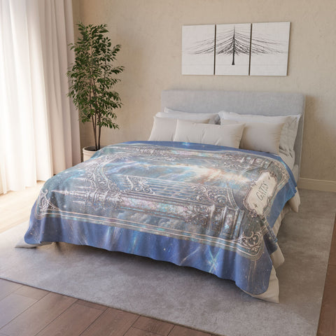 SPECIAL EDITION: "STARSIDE GATES" TRADING CARD PREMIUM SHERPA BLANKET