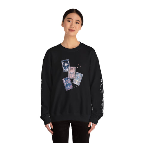 SPECIAL EDITION STARSIDE PLAYING CARD SWEATER WITH SILVER MARKINGS