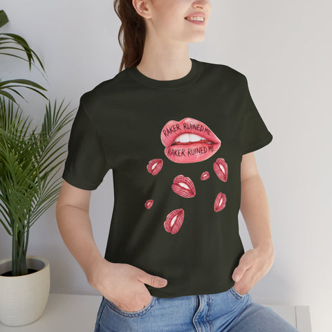 RAKER RUINED ME LIPS: PREMIUM COTTON T-SHIRT