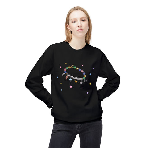 2-SIDED FRIENDSHIP COLLECTIBLE: 6 Realms Charm Bracelet Sweatshirt (MIDWEIGHT CREWNECK)