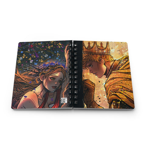 ORO & ISLA "WORLDS APART" Spiral Bound Journal (INSIDE & OUTSIDE PRINTS)