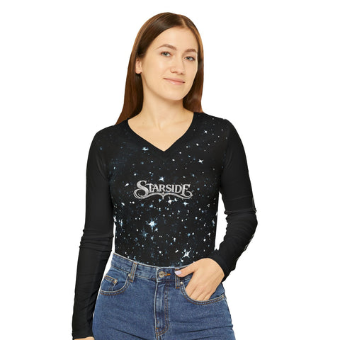 **NEW CUSTOM ARIS SILVER MARKINGS V-NECK IN MIDNIGHT