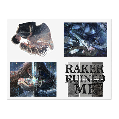 NEW: RAKER & ARIS STARSIDE WATERPROOF PREMIUM STICKER SHEET #1