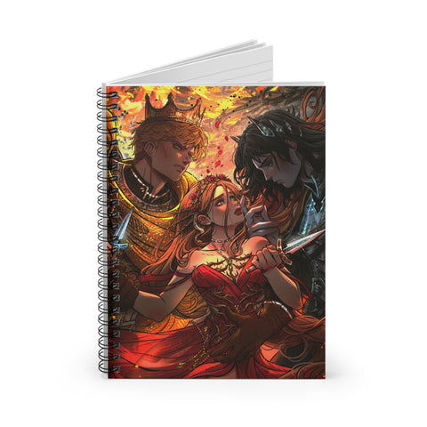 Love Triangle Spiral Notebook