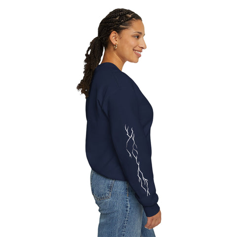 SPECIAL EDITION STARSIDE PLAYING CARD SWEATER WITH SILVER MARKINGS