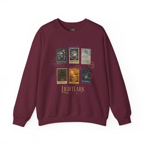 LIGHTLARK REALM TRAVELER SWEATSHIRT in "Ruby"