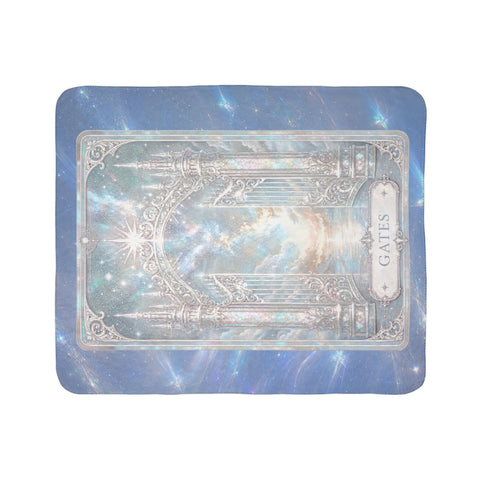 SPECIAL EDITION: "STARSIDE GATES" TRADING CARD PREMIUM SHERPA BLANKET