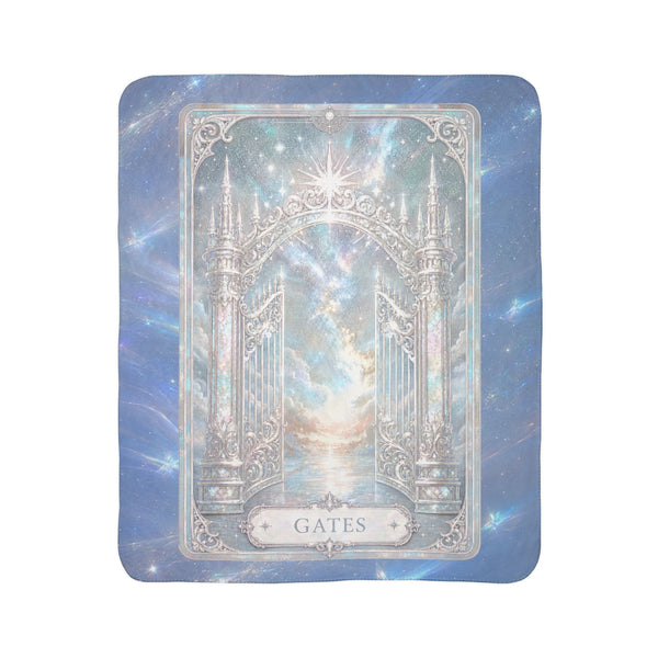 SPECIAL EDITION: "STARSIDE GATES" TRADING CARD PREMIUM SHERPA BLANKET