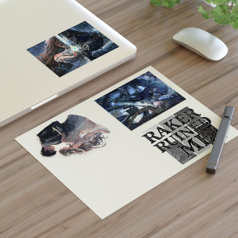 NEW: RAKER & ARIS STARSIDE WATERPROOF PREMIUM STICKER SHEET #1
