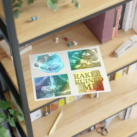 NEW: RAKER & ARIS STARSIDE WATERPROOF PREMIUM STICKER SHEET #1