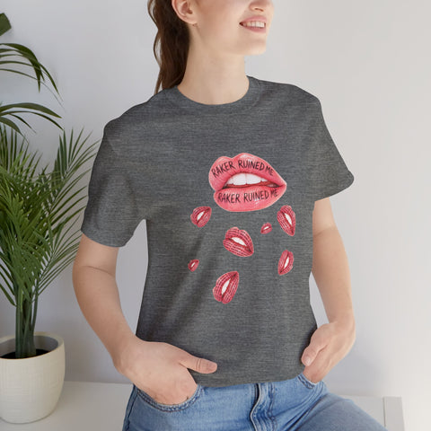 RAKER RUINED ME LIPS: PREMIUM COTTON T-SHIRT