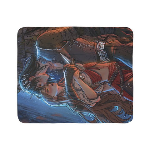 AIM AT MY HEART PREMIUM SHERPA BLANKET