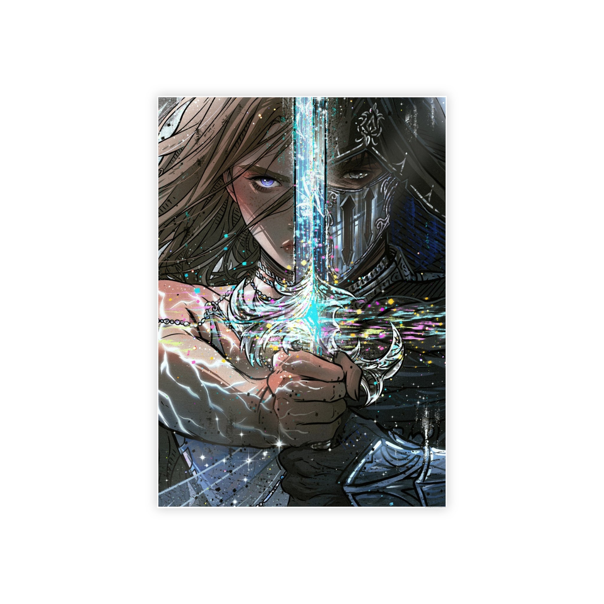 STARSIDE* DUELING LOVERS GLOSSY ART POSTER – Official Asterverse