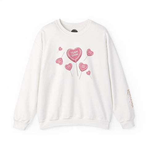 CANDY CAPSULE SWEATSHIRT: TEAM GRIM in PEARL