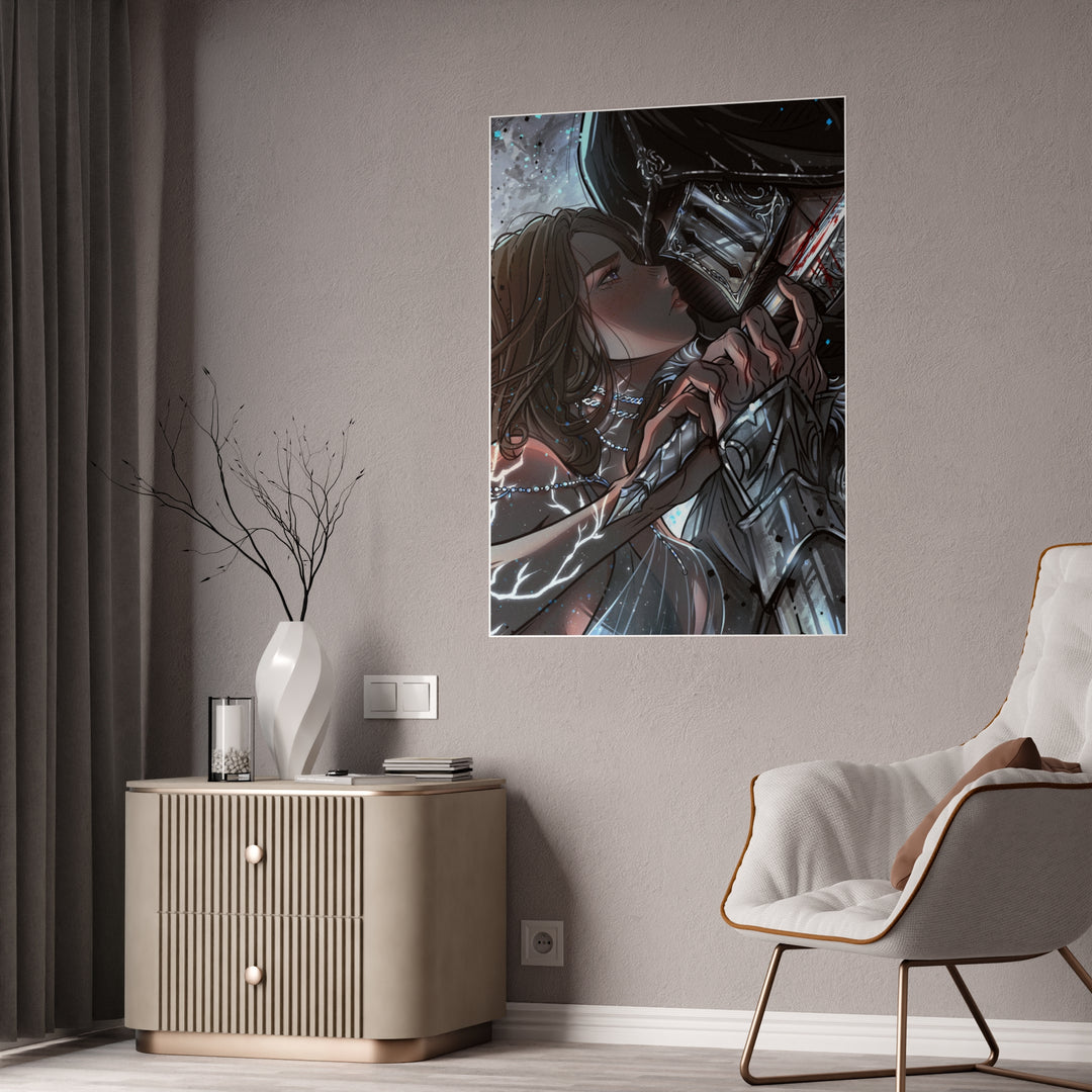 *STARSIDE* ARIS & RAKER GLOSSY ART POSTER – Official Asterverse Merch Store