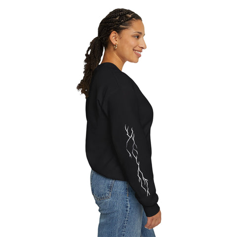 SPECIAL EDITION STARSIDE PLAYING CARD SWEATER WITH SILVER MARKINGS
