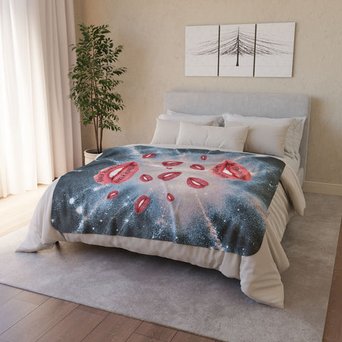 RAKER RUINED ME LIPS PREMIUM (SOFT AS BUTTER) SHERPA BLANKET
