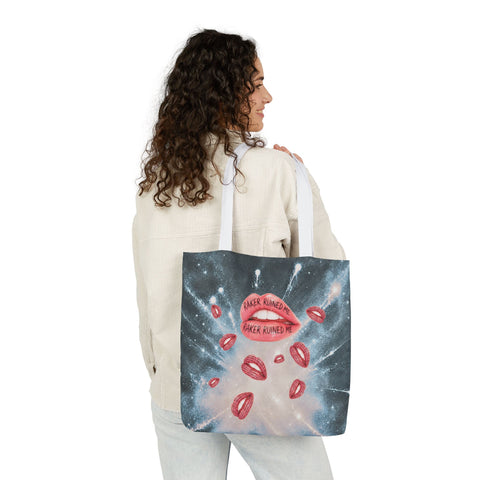 RAKER RUINED ME LIPS: CARRY EVERYWHERE TOTE