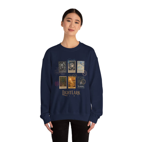 LIGHTLARK REALM TRAVELER SWEATSHIRT in "Sapphire"