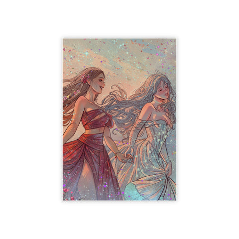 LIMITED EDITION ISLA & CELESTE GLOSSY ART POSTER