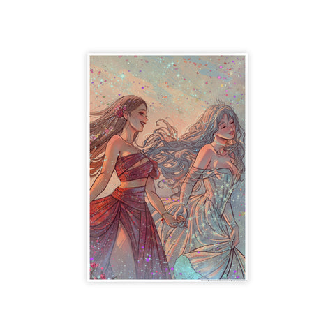 LIMITED EDITION ISLA & CELESTE GLOSSY ART POSTER