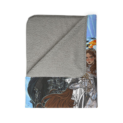 GRIM, ORO, & ISLA Crowntide Premium Sherpa Blanket