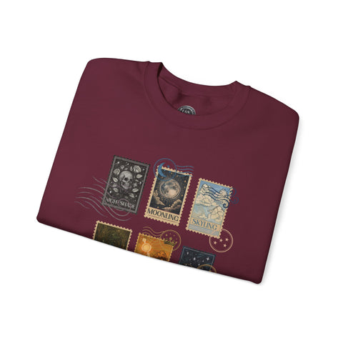 LIGHTLARK REALM TRAVELER SWEATSHIRT in "Ruby"
