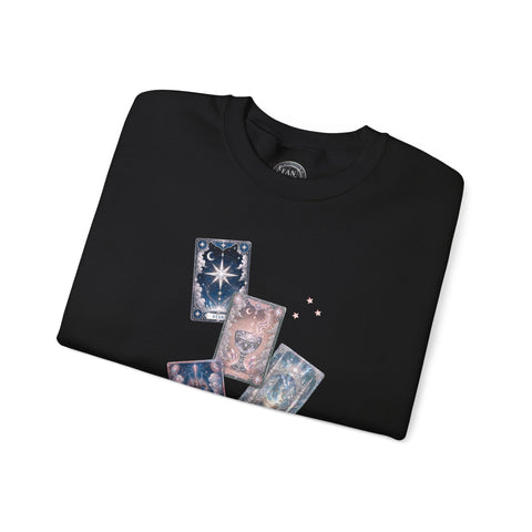 SPECIAL EDITION STARSIDE PLAYING CARD SWEATER WITH SILVER MARKINGS