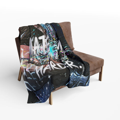 **NEW LIMITED LAUNCH: 'HATE ME HARDER' FLEECE BLANKET