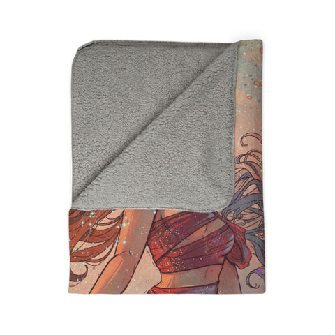 CELESTE AND ISLA SHERPA BLANKET