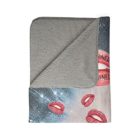 RAKER RUINED ME LIPS PREMIUM (SOFT AS BUTTER) SHERPA BLANKET