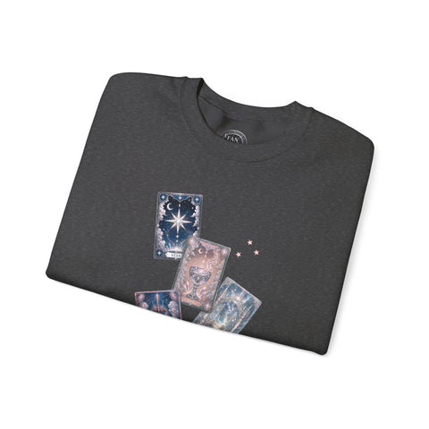 SPECIAL EDITION STARSIDE PLAYING CARD SWEATER WITH SILVER MARKINGS