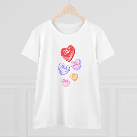 CANDY CAPSULE: TEAM GRIM CONVERSATION HEART TEE