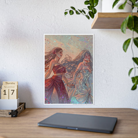 LIMITED EDITION ISLA & CELESTE GLOSSY ART POSTER