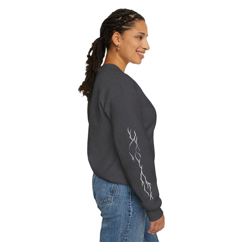 SPECIAL EDITION STARSIDE PLAYING CARD SWEATER WITH SILVER MARKINGS