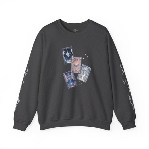 SPECIAL EDITION STARSIDE PLAYING CARD SWEATER WITH SILVER MARKINGS